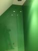 Douche avec Lacobel Jungle Green